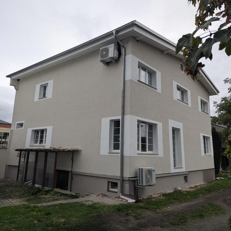 Luft Luft Wärmepumpe Außengeräte Einfamilienhaus